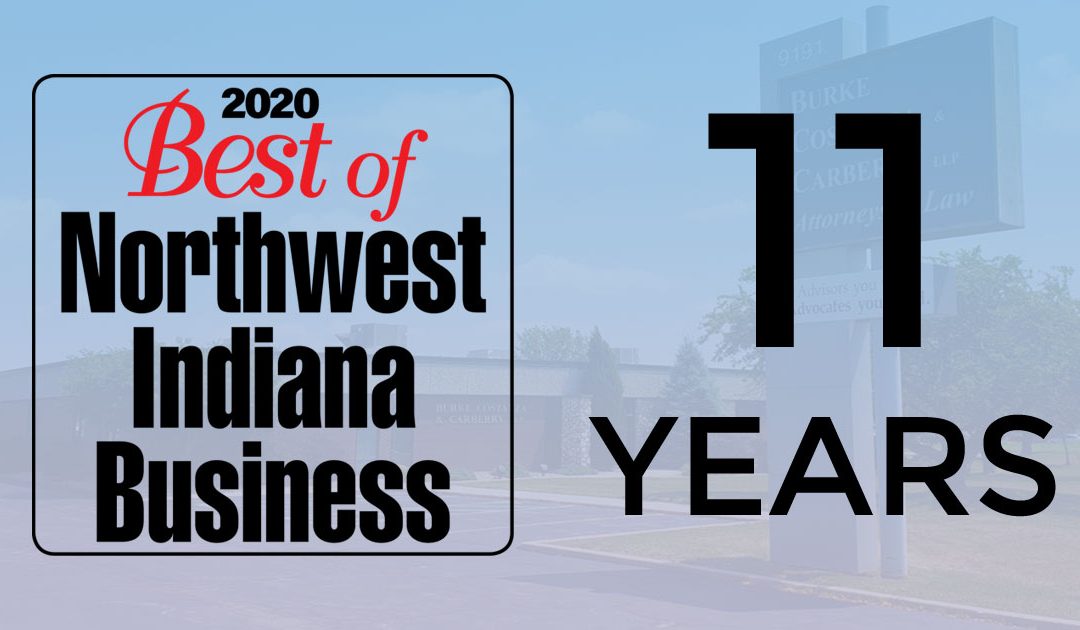 BCC Recognized 11 Years In A Row by Northwest Indiana Business Magazine